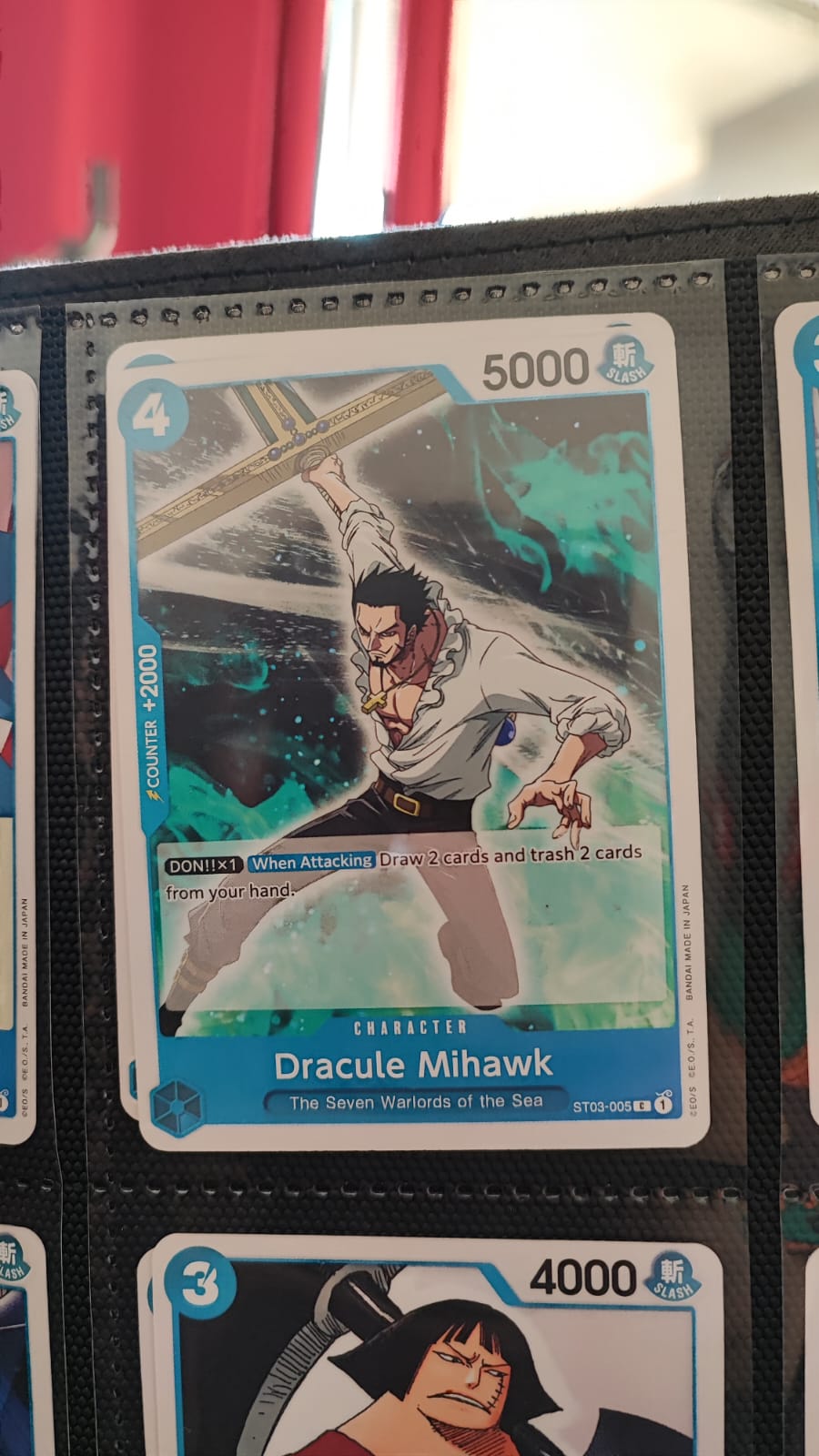 Dracule Mihawk Card ID ST03-005